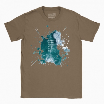 Men's t-shirt "Splash of the sea"