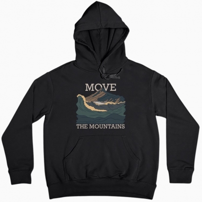 Women hoodie "Move the mountains"