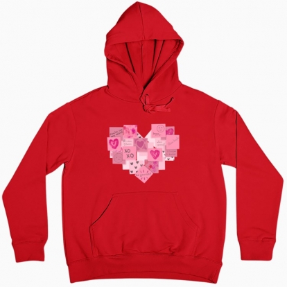 Women hoodie "Sticky notes"