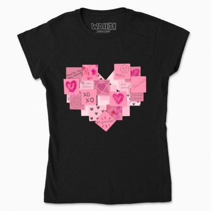 Women's t-shirt "Sticky notes"
