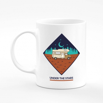 Printed mug "Under the stars"