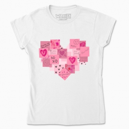 Women's t-shirt "Sticky notes"